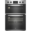 Beko CDFY22309X Built-In Electric Double Oven, Stainless Steel, A Rated