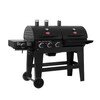 Char-Griller CG30283925 Double Play Gas & Charcoal Grill (no regulator), Black