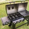Char-Griller CG30283925 Double Play Gas & Charcoal Grill (no regulator), Black