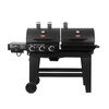 Char-Griller CG30283925 Double Play Gas & Charcoal Grill (no regulator), Black