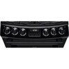 AEG CGX1130ACB Gas Cooker with Double Oven, Black, A Rated