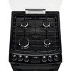 AEG CGX1130ACB Gas Cooker with Double Oven, Black, A Rated