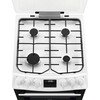 AEG CGX1130ACW Gas Cooker with Double Oven, White, A Rated
