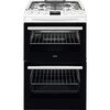 AEG CGX1130ACW Gas Cooker with Double Oven, White, A Rated