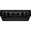 AEG CGX6130ACB Gas Cooker with Double Oven, Black, A Rated