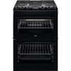 AEG CGX6130ACB Gas Cooker with Double Oven, Black, A Rated