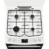 AEG CGX6130ACW Gas Cooker with Double Oven, White, A Rated