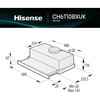 Hisense CH6T10BXUK Telescopic Cooker Hood, Stainless Steel, B Rated