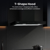 Hisense CH6T14BBUK 60cm Chimney Cooker Hood, Black, A Rated