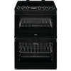 AEG CIB6743ACB Induction Electric Cooker with Double Oven, Black, A Rated