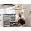 Leisure CK100C210S Cookmaster 100cm Ceramic Range Cooker, Silver, A Rated