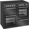 Leisure CK100C210T Cookmaster 100cm Ceramic Range Cooker, Grey, A Rated