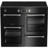Leisure CK100D210K Cookmaster 100cm Induction Range Cooker, Black, A Rated