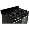 Leisure CK100F232K Cookmaster 100cm Dual Fuel Range Cooker, Black, A Rated