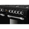 Leisure CK100F232K Cookmaster 100cm Dual Fuel Range Cooker, Black, A Rated