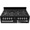 Leisure CK100F232K Cookmaster 100cm Dual Fuel Range Cooker, Black, A Rated
