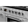 Leisure CK100F232S Cookmaster 100cm Dual Fuel Range Cooker, Silver, A Rated