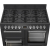 Leisure CK100F232T Cookmaster 100cm Dual Fuel Range Cooker, Grey, A Rated