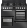 Leisure CK100F232T Cookmaster 100cm Dual Fuel Range Cooker, Grey, A Rated