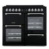 Leisure CK100G232K Cookmaster 100cm Gas Range Cooker, Black, A+ Rated