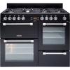 Leisure CK110F232K Cookmaster 110cm Dual Fuel Range Cooker, Black, A Rated