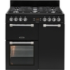 Leisure CK90F232K Cookmaster 90cm Dual Fuel Range Cooker, Black, A Rated
