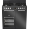 Leisure CK90F232T Cookmaster 90cm Dual Fuel Range Cooker, Grey, A Rated