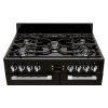 Leisure CK90G232K Cookmaster 90cm Gas Range Cooker, Black, A+ Rated