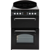 Leisure CLA60CEK Ceramic Electric Cooker with Double Oven, Black, A Rated