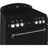 Leisure CLA60CEK Ceramic Electric Cooker with Double Oven, Black, A Rated