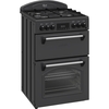 Leisure CLB60FCA Classic AeroPro Dual Fuel Cooker with Double Oven, Anthracite, Grey, A Rated