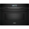 Siemens CM776G1B1B iQ700 Compact Oven with Microwave Function, Black