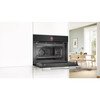 Bosch CMG7241B1B Series 8 Compact Oven with Microwave Function, Black