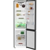 Beko CNG5603VG Frost Free Fridge Freezer, 70/30, Grey, D Rated