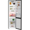 Beko CNG5603VG Frost Free Fridge Freezer, 70/30, Grey, D Rated