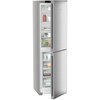 Liebherr CNsfd 5704 Frost Free Fridge Freezer, 50/50, Silver, D Rated