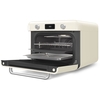 Smeg COF01CRUK 10 in 1 Multifunction Countertop Oven with Steam & Air Fry, Cream