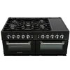 Leisure CS100F520K Cuisinemaster 100cm Dual Fuel Range Cooker, Black, A Rated
