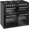 Leisure CS100F520K Cuisinemaster 100cm Dual Fuel Range Cooker, Black, A Rated