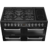 Leisure CS100F520K Cuisinemaster 100cm Dual Fuel Range Cooker, Black, A Rated