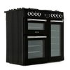 Leisure CS90F530K Cuisinemaster 90cm Dual Fuel Range Cooker, Black, A Rated