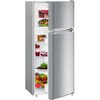 Liebherr CTele 2131 Low Frost Fridge Freezer, 80/20, Silver, E Rated