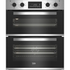 Beko CTFY22309X Built-Under Electric Double Oven, Stainless Steel, A Rated