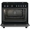 Smeg CX91GMBL Concert 90cm Dual Fuel Range Cooker, Black, A Rated