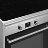 Smeg CX92IM Concert 90cm Induction Range Cooker, Stainless Steel, A Rated