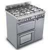 DeLonghi D3VR 908-DF/SLATE Vintage 90cm Dual Fuel Range Cooker, Grey, A Rated