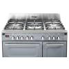 DeLonghi D3VR 908-DF/SLATE Vintage 90cm Dual Fuel Range Cooker, Grey, A Rated