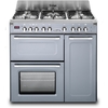 DeLonghi D3VR 908-DF/SLATE Vintage 90cm Dual Fuel Range Cooker, Grey, A Rated