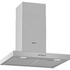 Neff D62BBC0N0B N30 60cm Chimney Cooker Hood, Stainless Steel, D Rated