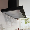 Neff D97BDN2S0B 90cm Chimney Cooker Hood, Black, A++ Rated